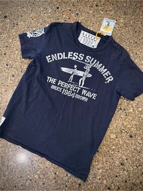 Johnson Motors / Sunset Surf “Endless Summer” vintage slub tee. NWT
